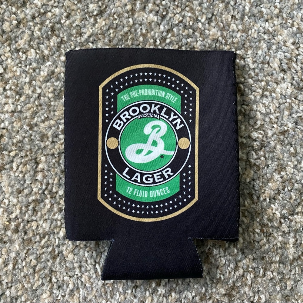 $5 Add On Brooklyn Lager Beer Cozy NEW